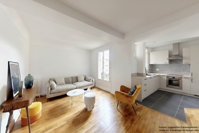 Apartment for sale in PARIS 15EME  - 2 rooms - 47 m&sup2; 